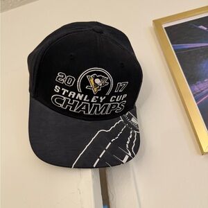 Black Stanley Cup Champs Cap